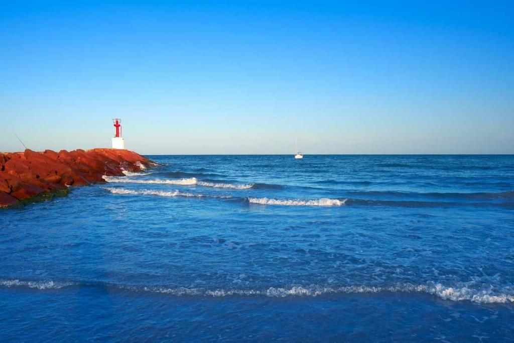 La Llar45 , Relajate Junto Al Mar Apartment Playa Pobla de Farnals Exterior foto