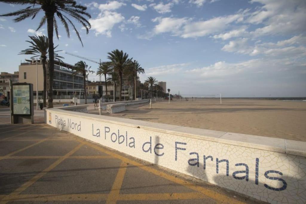 La Llar45 , Relajate Junto Al Mar Apartment Playa Pobla de Farnals Exterior foto