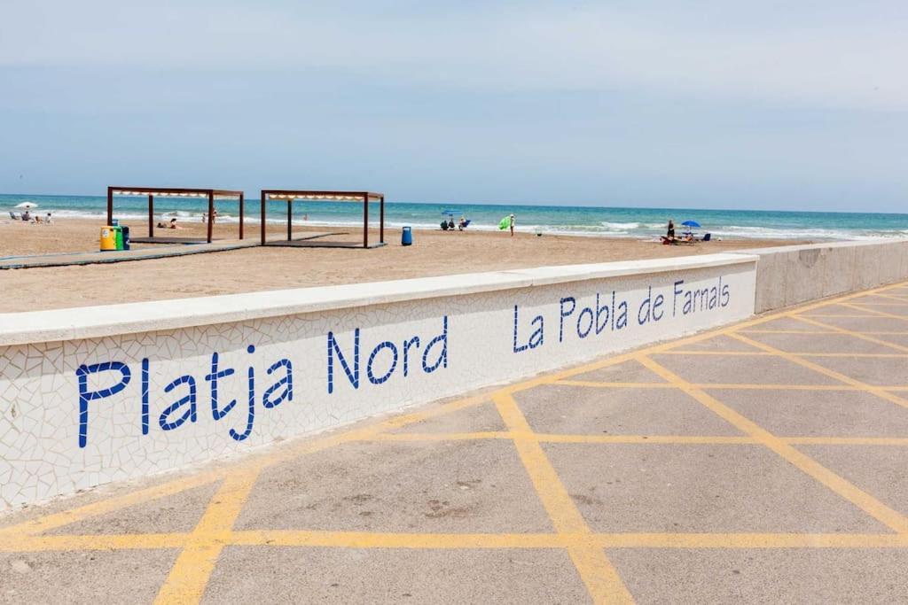La Llar45 , Relajate Junto Al Mar Apartment Playa Pobla de Farnals Exterior foto